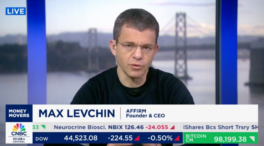 Max Levchin on CNBC’s Money Movers, February 2025